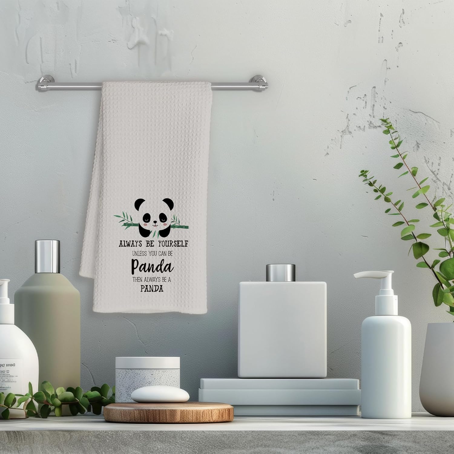 Mancheng-zi Panda Kitchen Towel 16x24 Inches