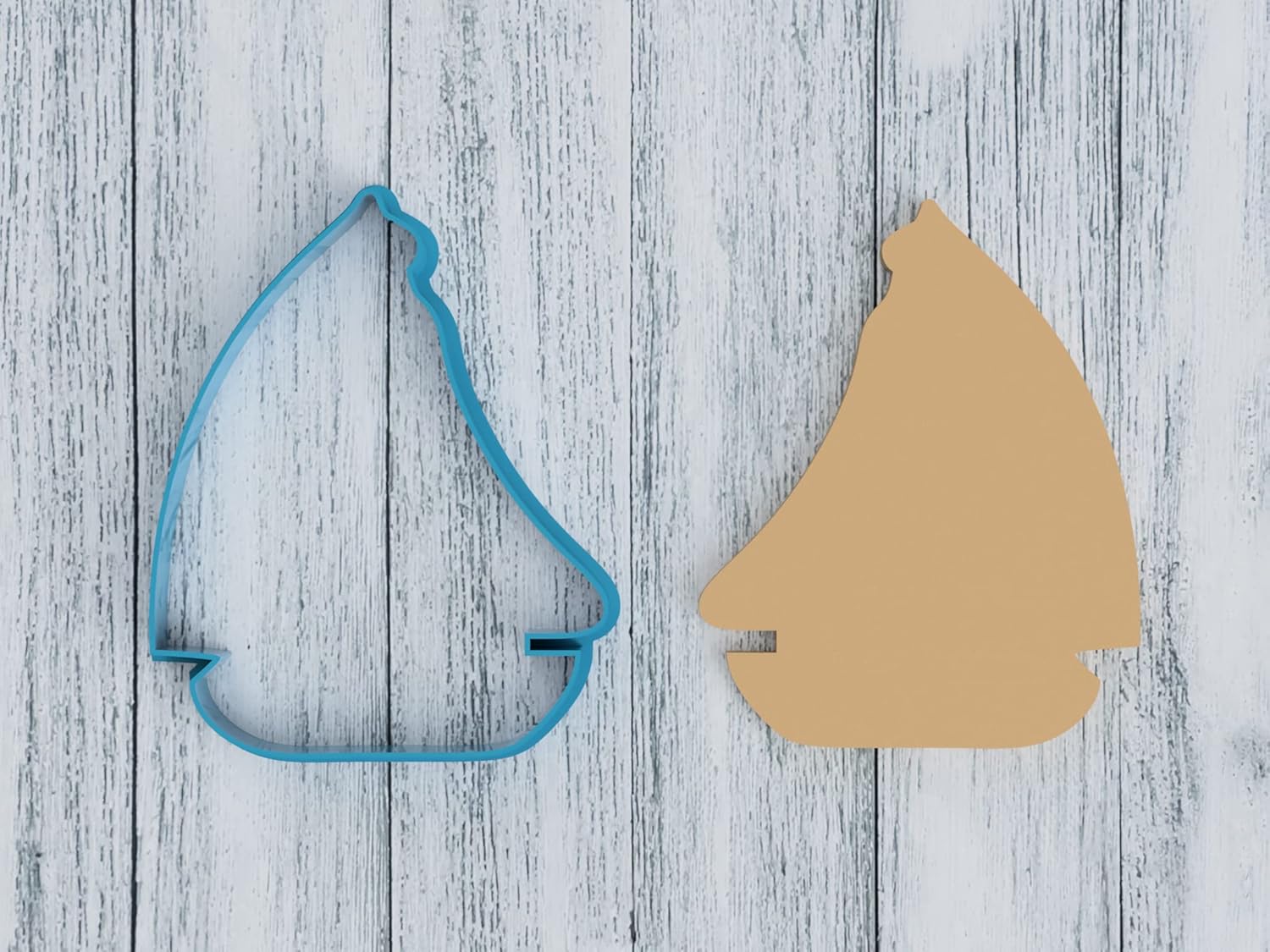 Sail Boat Outline Cookie Cutter for Baking