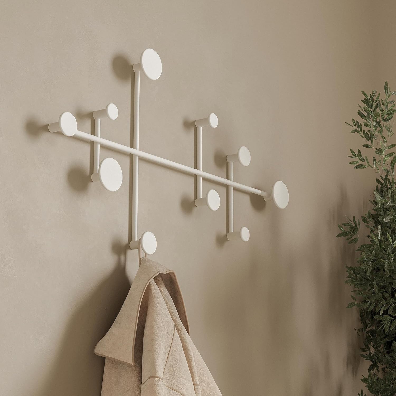 Sval Wall Wardrobe Modern Minimalist Coat Hook Design