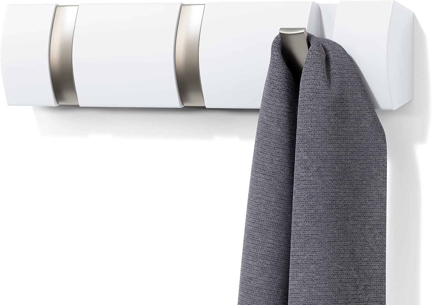 Umbra Flip 3-Hook Wall-Mounted Coat Rack 1
