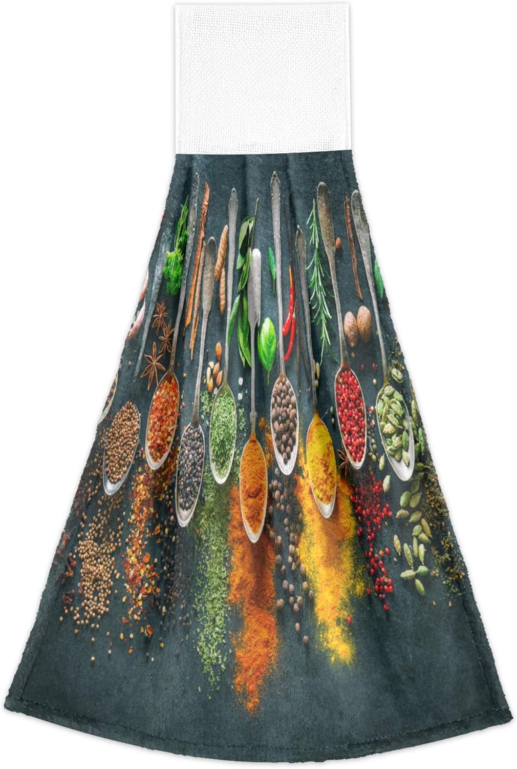 Aslsiy Retro Design Kitchen Towels Set of 2