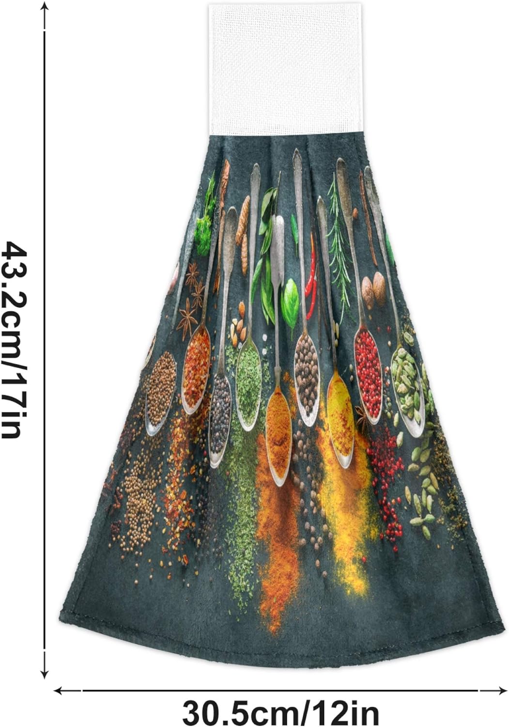Aslsiy Retro Design Kitchen Towels Set of 2