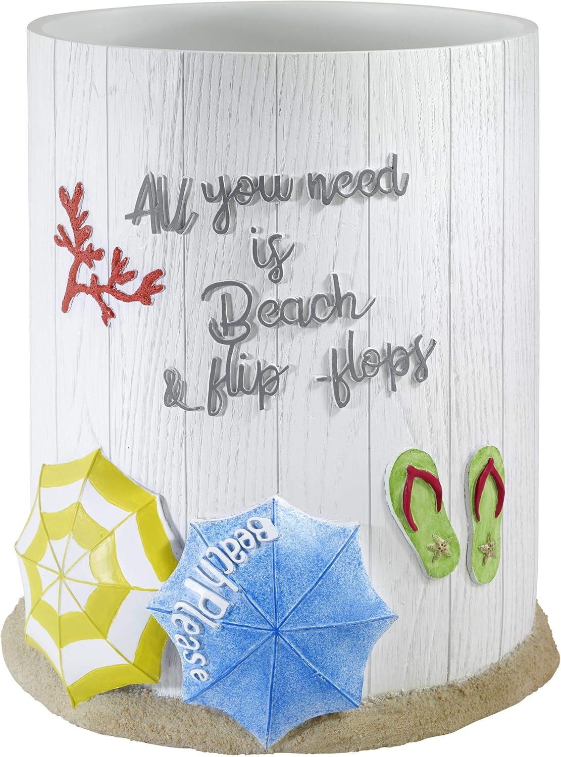 Avanti Linens Beach Mode Wastebasket
