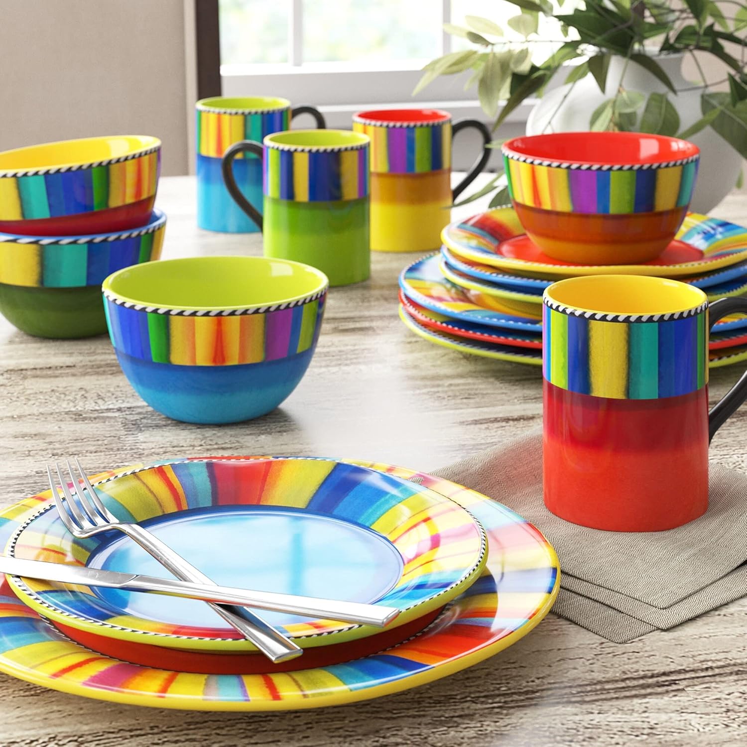 Certified International Sierra 16 Piece Dinnerware Set
