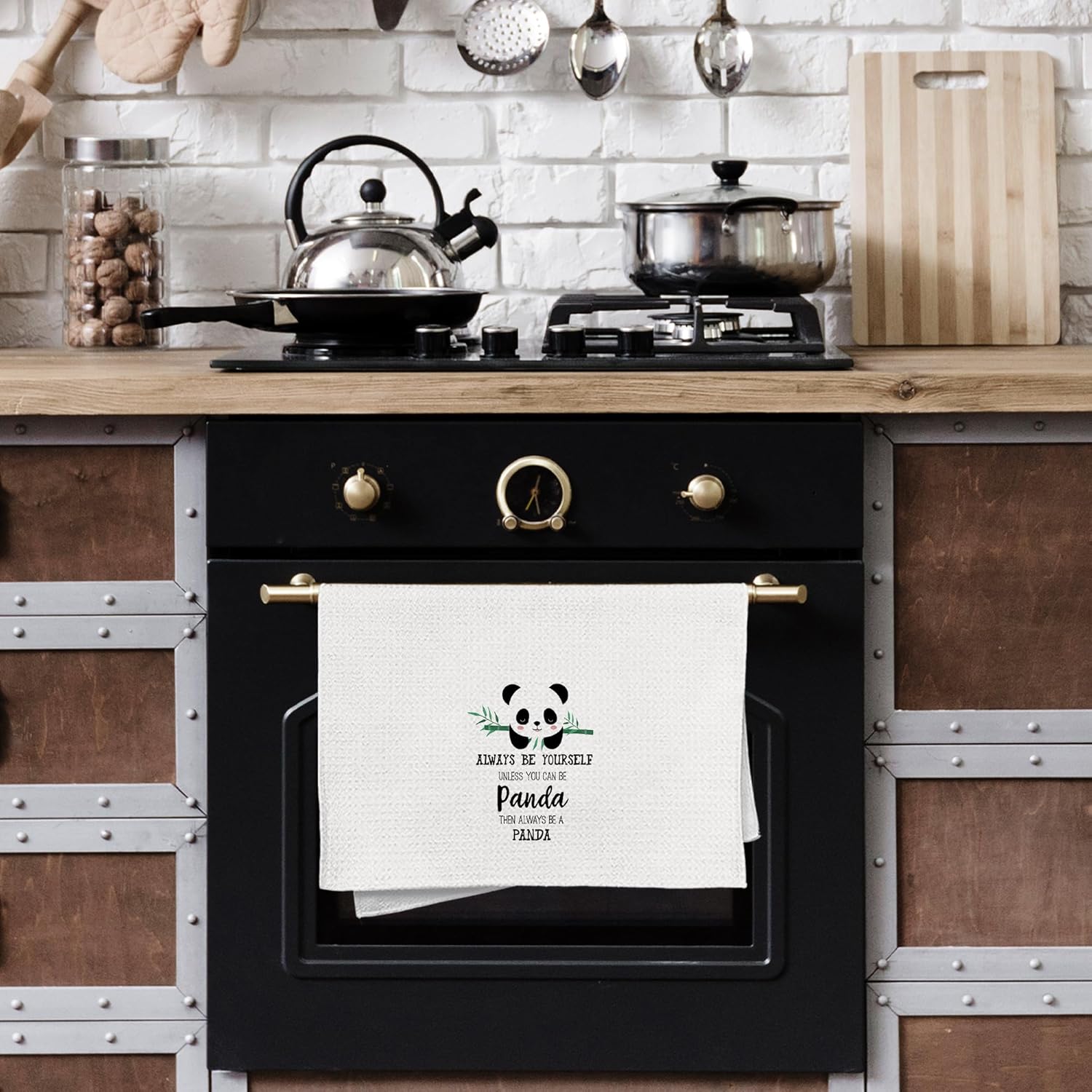 Mancheng-zi Panda Kitchen Towel 16x24 Inches