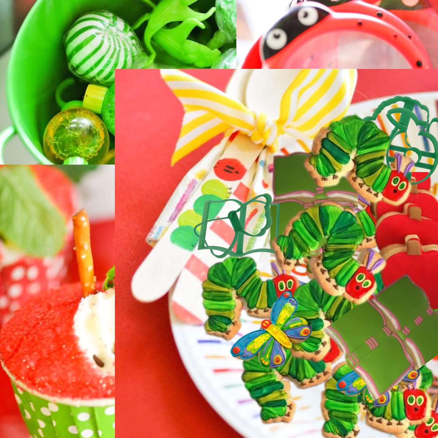 Inspired By The Very Hungry Caterpillar Cookie Cutters 4 Pack 1