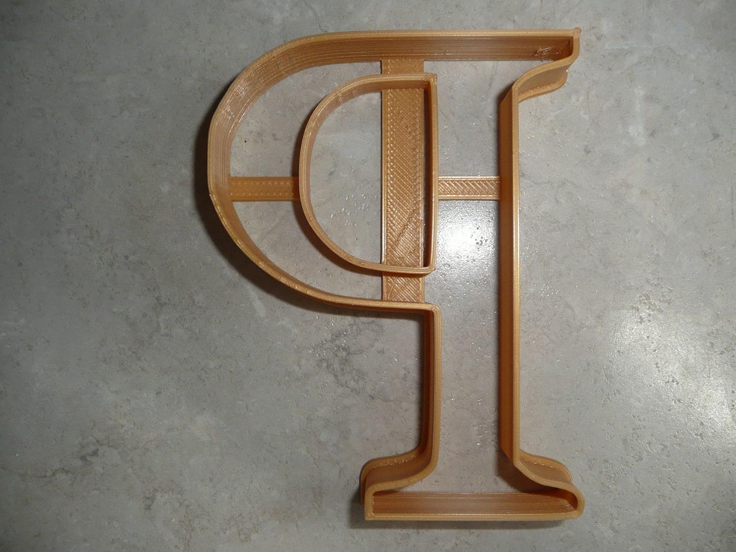 RHO Greek Letter Cookie Cutter Made in USA 1