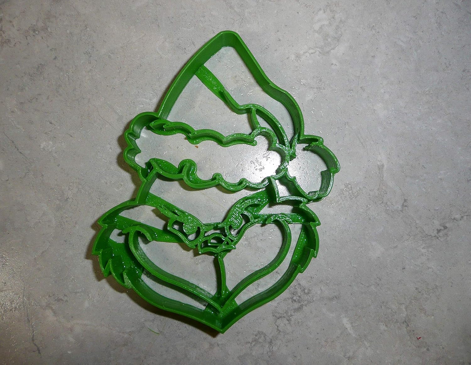 YNGLLC Grinchy Head Cookie Cutter Made in USA