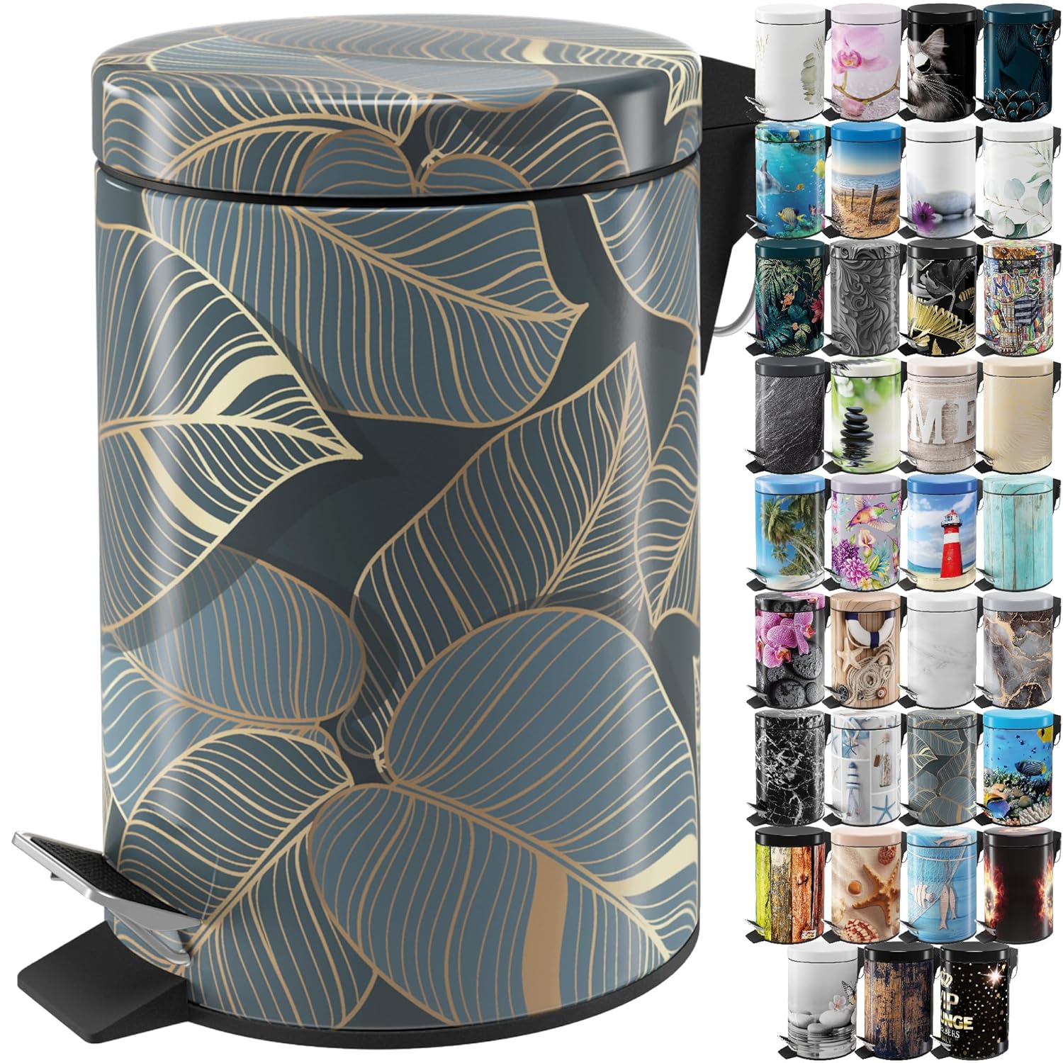 Sanilo 3L Trash Can with Soft Close and Inner Bucket 1